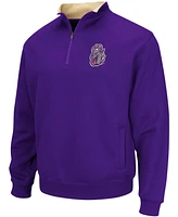 Men's Purple James Madison Dukes Tortugas Logo Quarter-Zip Jacket