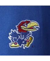 Men's Royal Kansas Jayhawks Tortugas Logo Quarter-Zip Jacket