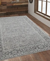 Amer Rugs Inara Aimee 5' x 8' Area Rug - Silver