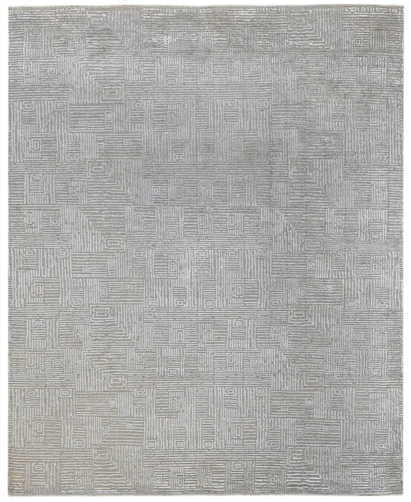 Amer Rugs Quartz Queensland 8' x 10' Area Rug - Silver