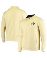 Men's Gold-Tone Colorado Buffaloes Tortugas Logo Quarter-Zip Jacket