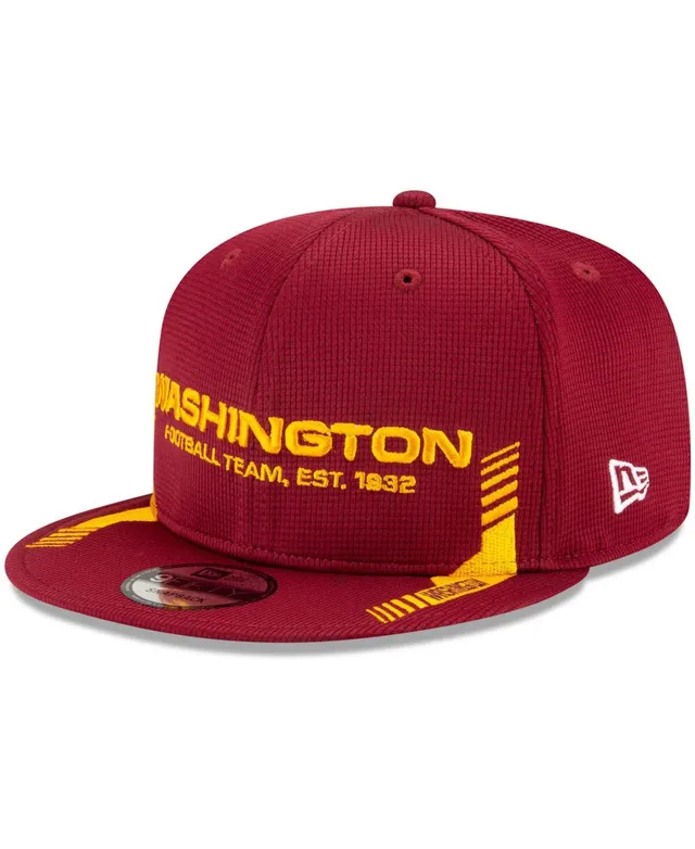 Men's New Era Burgundy Washington Football Team 2021 NFL Sideline