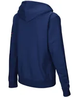 Women's Navy Virginia Cavaliers Arched Name Full-Zip Hoodie