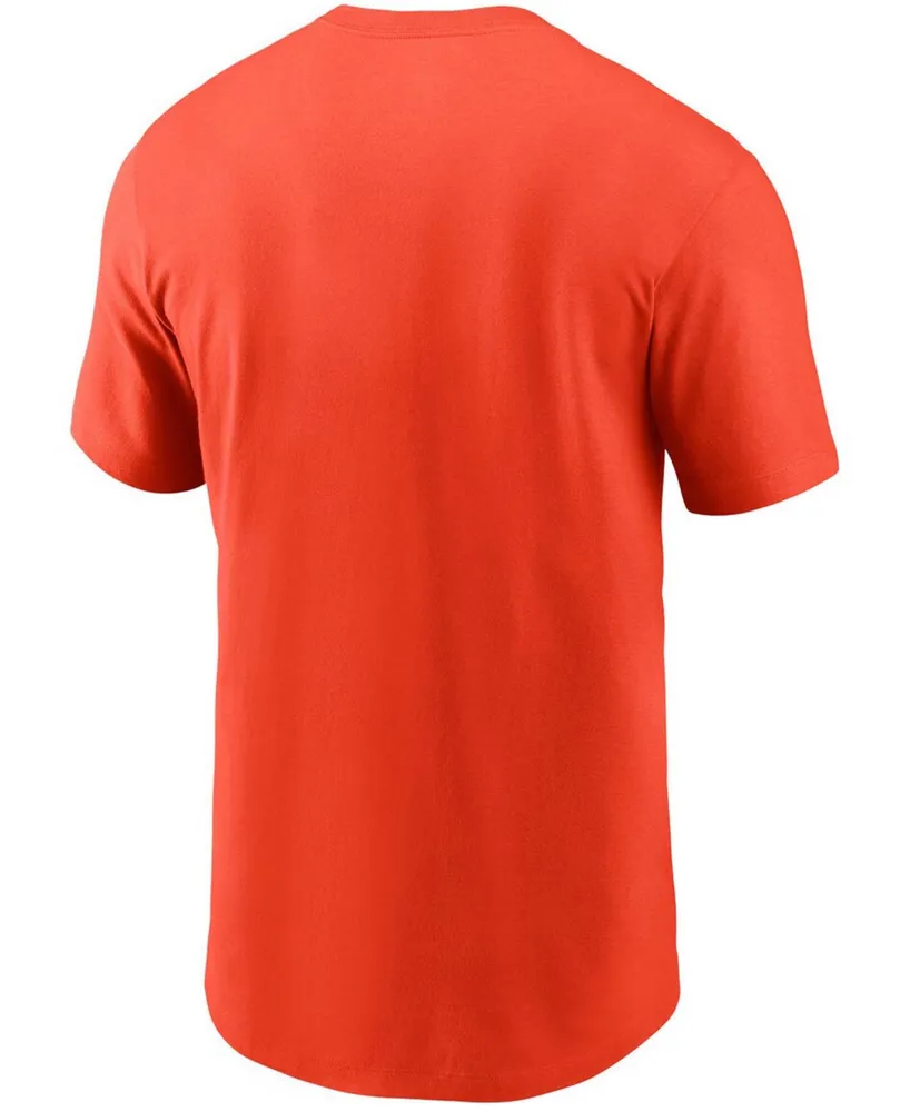 Men's Orange San Francisco Giants City Connect Wordmark T-shirt