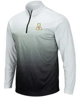 Men's Gray Appalachian State Mountaineers Magic Team Logo Quarter-Zip Jacket