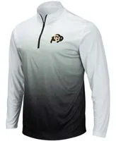 Men's Gray Colorado Buffaloes Magic Team Logo Quarter-Zip Jacket