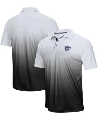 Men's Gray Kansas State Wildcats Magic Team Logo Polo Shirt