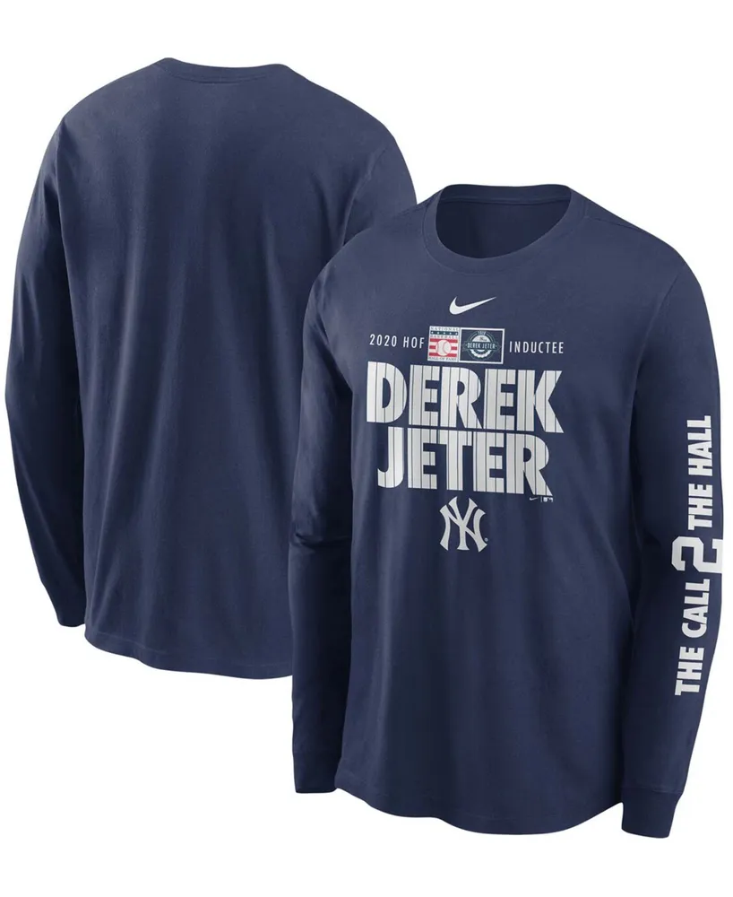 Nike Men's Derek Jeter Navy New York Yankees Hall of Fame Performance T-Shirt