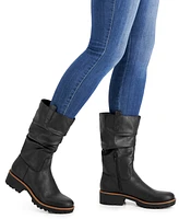 Sun + Stone Women's Nelliee Lug Sole Slouch Boots, Created for Macy's