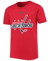 Big Boys Red Washington Capitals Primary Logo T-shirt