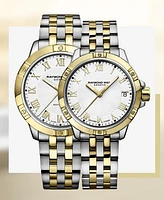 Raymond Weil Women's Swiss Tango Two-Tone Pvd Stainless Steel Bracelet Watch 30mm 5960-stp-00308