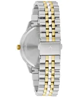 Bulova Men's Classic Two-Tone Stainless Steel Bracelet Watch 41mm - Two