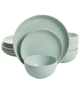 Gibson Home Rockaway 12-Piece Dinnerware Set, Service for 4