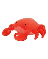 Manhattan Toy Company Crabby Abby Velveteen Sea Life Toy Crab Stuffed Animal