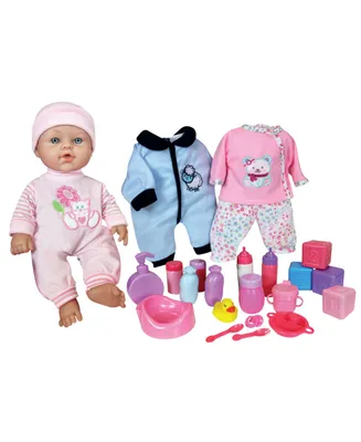 Lissi Dolls Baby Doll with Accessories Extra Outfits