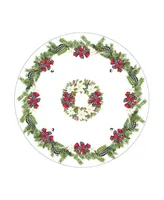 Christmas Trimmings Tablecloth, 70" Round