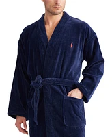 Polo Ralph Lauren Men's Sleepwear Soft Cotton Kimono Velour Robe