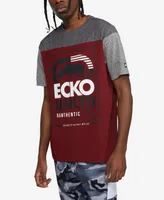 Ecko Unltd Men's Short Sleeves Double Down Graphic T-shirt