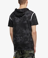 Ecko Unltd Men's Short Sleeve Dye Work Hoodie