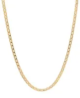 Italian Gold Mariner Link Chain Collection 4mm In 14k Gold