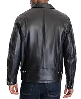 Michael Kors Men's James Dean Leather Jacket, Created for Macy's