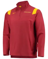 Men's Cardinal Iowa State Cyclones Coach Half-Zip Jacket