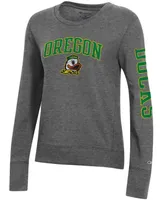 Women's Charcoal Oregon Ducks University 2.0 Fleece Sweatshirt