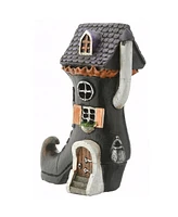 National Tree Company 6" Witch's Boot Haunted House with Led Light