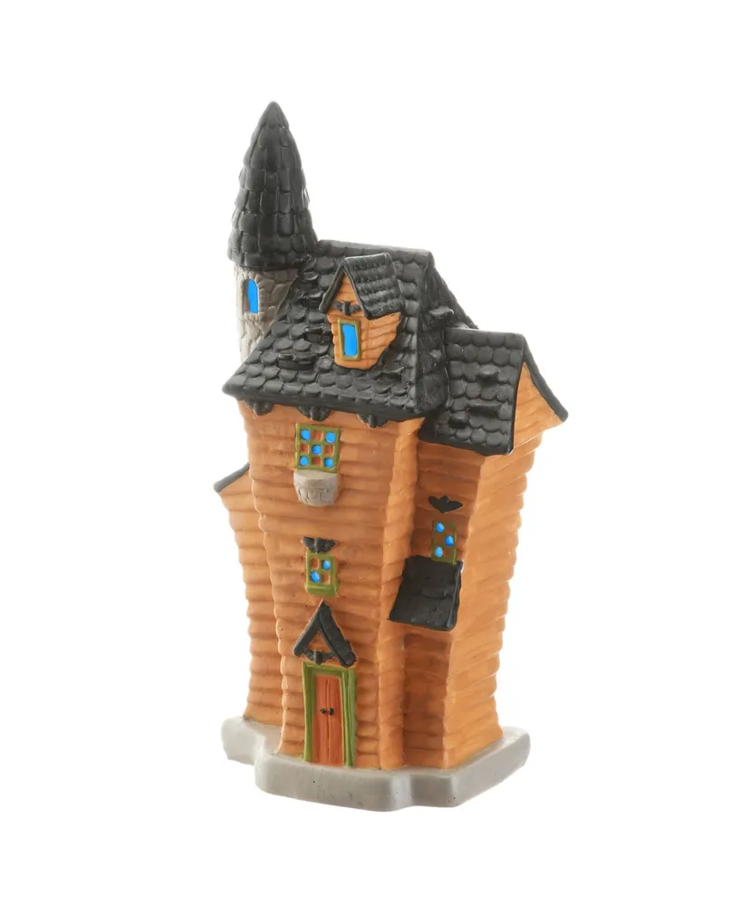 National Tree Company 12" Haunted House with Tower and Led Light