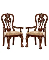 Wilson Brown Cherry Armchair (Set of 2)