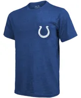 Indianapolis Colts Tri-Blend Pocket T-shirt - Heathered Royal