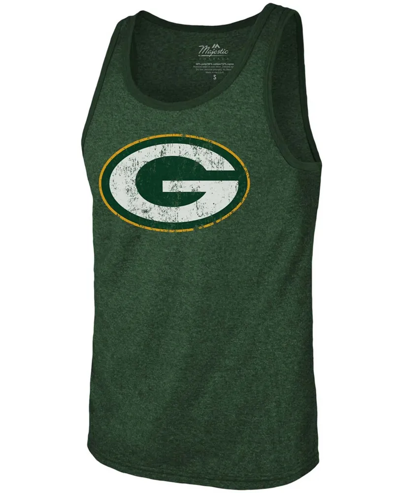 Men's Aaron Rodgers Green Bay Packers Name Number Tri-Blend Tank Top