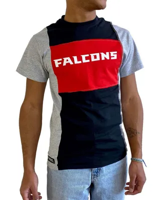 Men's Heathered Black Atlanta Falcons Split T-shirt