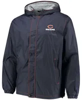 Men's Navy, Orange Chicago Bears Legacy Stadium Full-Zip Jacket