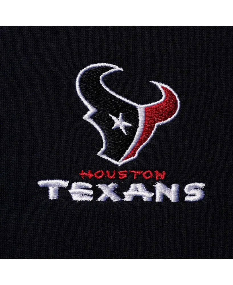 Men's Navy Houston Texans Craftsman Thermal Lined Full-Zip Hoodie