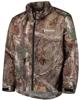 Men's Realtree Camo Minnesota Vikings Sportsman Waterproof Packable Full-Zip Jacket