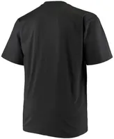 Men's Big and Tall Black Jacksonville Jaguars Color Pop T-shirt