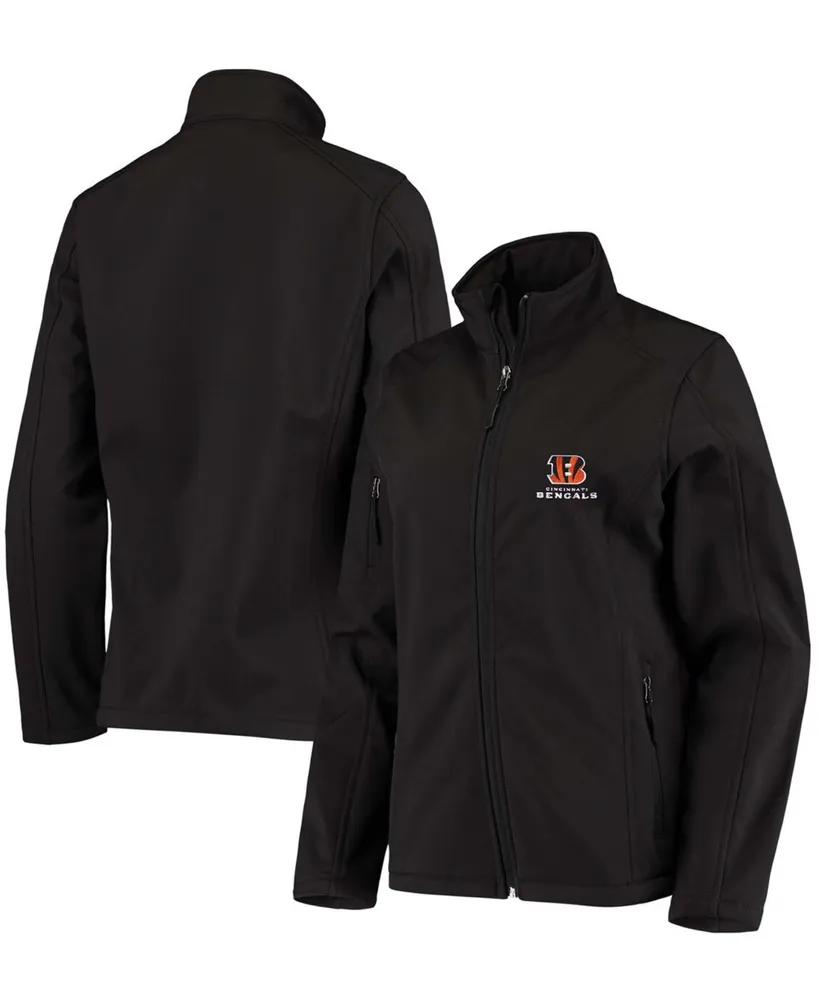 Women's Black Cincinnati Bengals Full-Zip Sonoma Softshell Jacket