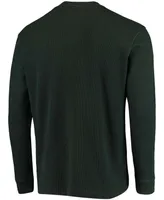 Men's Green Green Bay Packers Maverick Thermal Henley Long Sleeve T-shirt