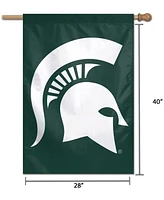 Multi Michigan State Spartans 28" x 40" Large Logo Single-Sided Vertical Banner