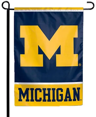 Multi Michigan Wolverines 12" x 18" Double-Sided Garden Flag