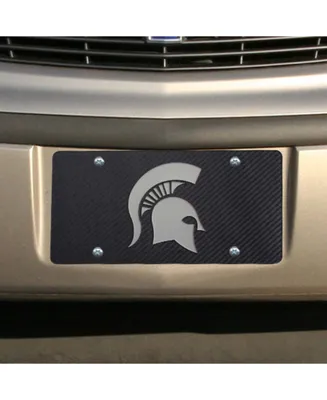 Multi Michigan State Spartans Carbon Fiber License Plate