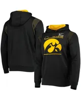 Nike Men's Black Iowa Hawkeyes 2021 Player Sideline Performance Hoodie