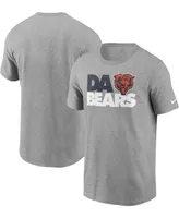 Nike Men's Heathered Gray Chicago Bears Hometown Collection Da Bears T-Shirt