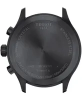 Tissot Men's Swiss Chronograph Xl Vintage Leather Strap Watch 45mm