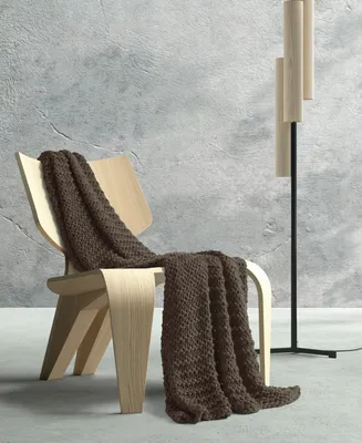 Oscar Oliver Luca Chunky Knit Throw, 50" x 60"