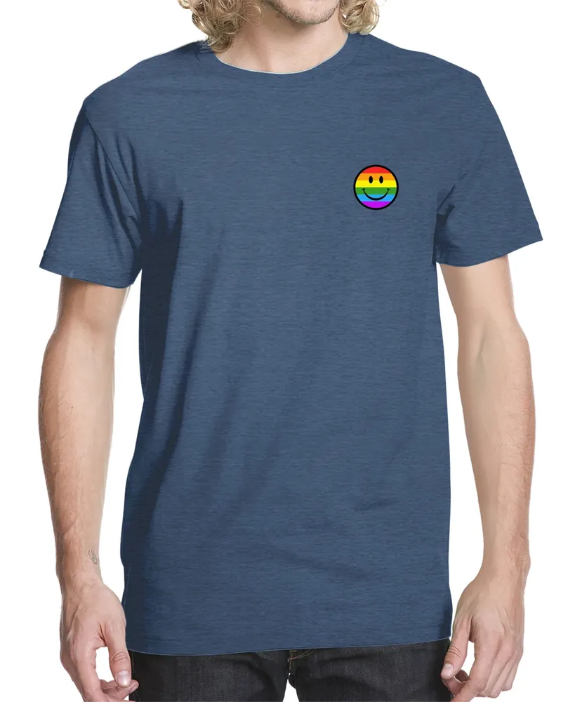 Men's Smiley Rainbow Graphic T-shirt