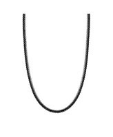 Men's Diamond Link 24" Necklace (2 ct. t.w.) in 10k Gold (Also in Black Diamond)