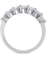Lab-Grown Moissanite Marquise Statement Ring (1-3/4 ct. t.w.) 10k White Gold
