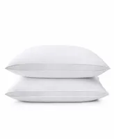 Unikome 2-Pack Medium Soft Goose Down and Feather Gusseted Pillow